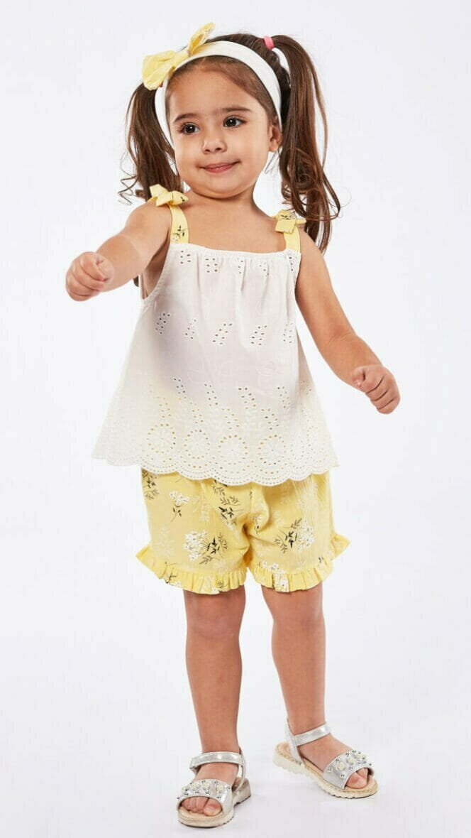 Bρεφικό Σετ Σορτς Εβίτα κορίτσι 6-24 μηνών