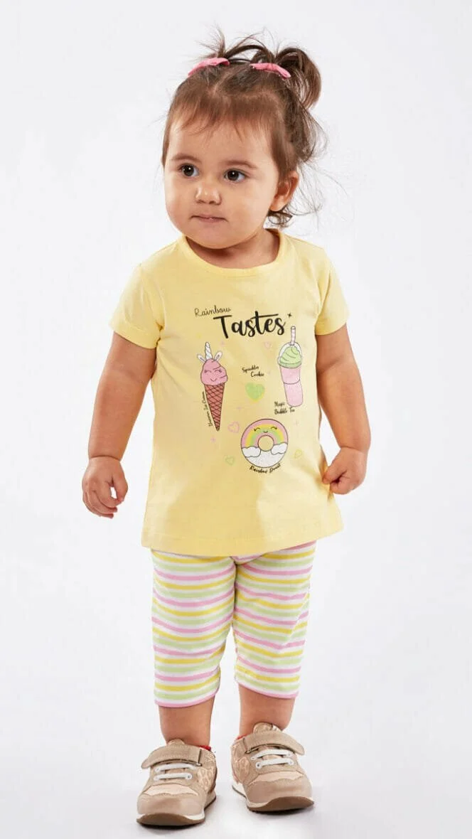 Bρεφικό Σετ Κολάν Εβίτα κορίτσι 6-24 μηνών