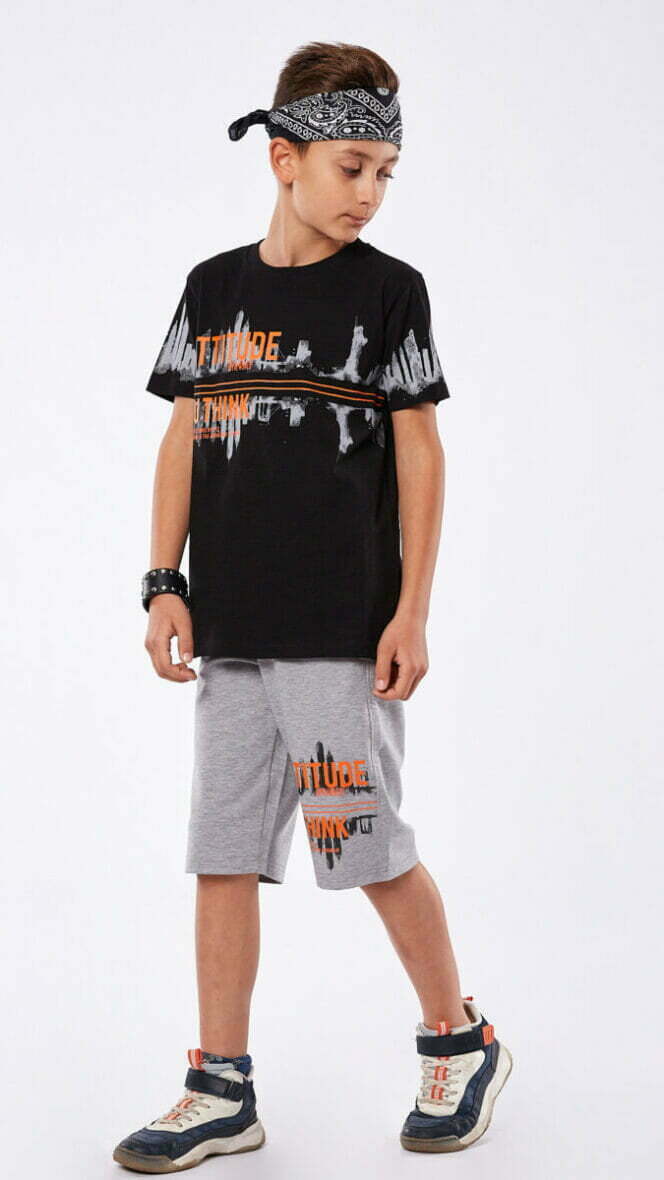 Παιδικό Σετ Βερμούδα Hashtag αγόρι 6-16 ετών