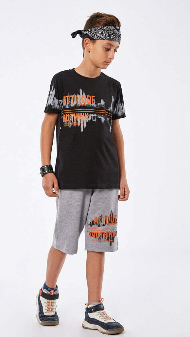 Παιδικό Σετ Βερμούδα Hashtag αγόρι 6-16 ετών