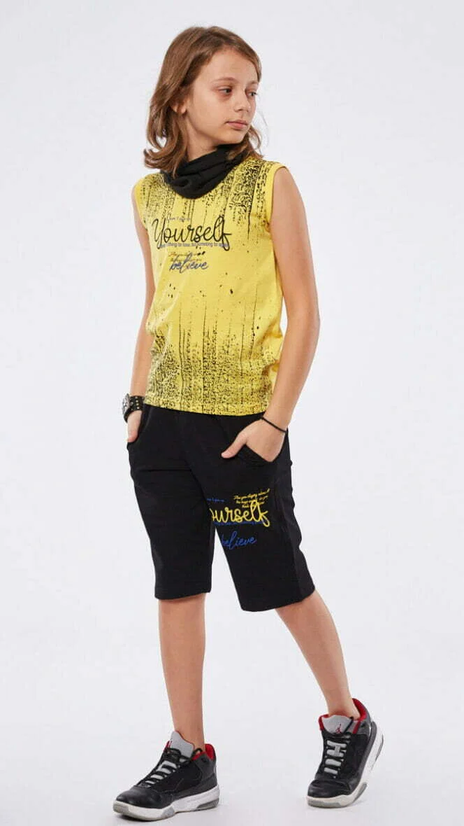 Παιδικό Σετ Βερμούδα Hashtag αγόρι 6-16 ετών