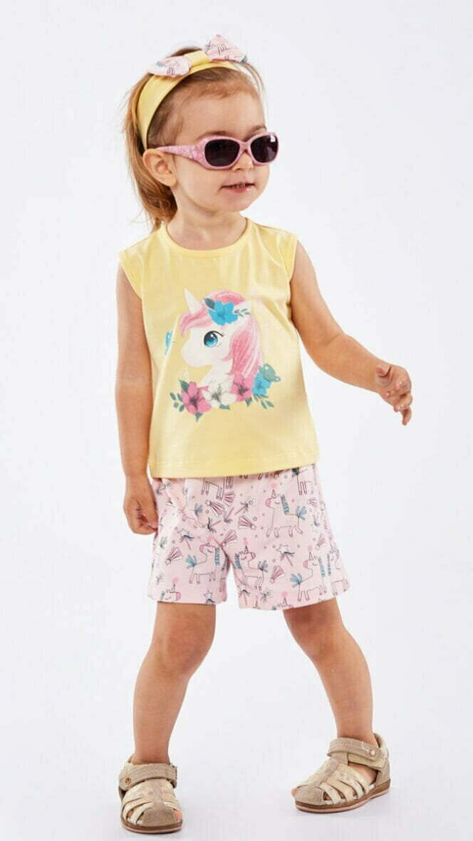 Bρεφικό Σετ Σορτς Εβίτα κορίτσι 6-24 μηνών