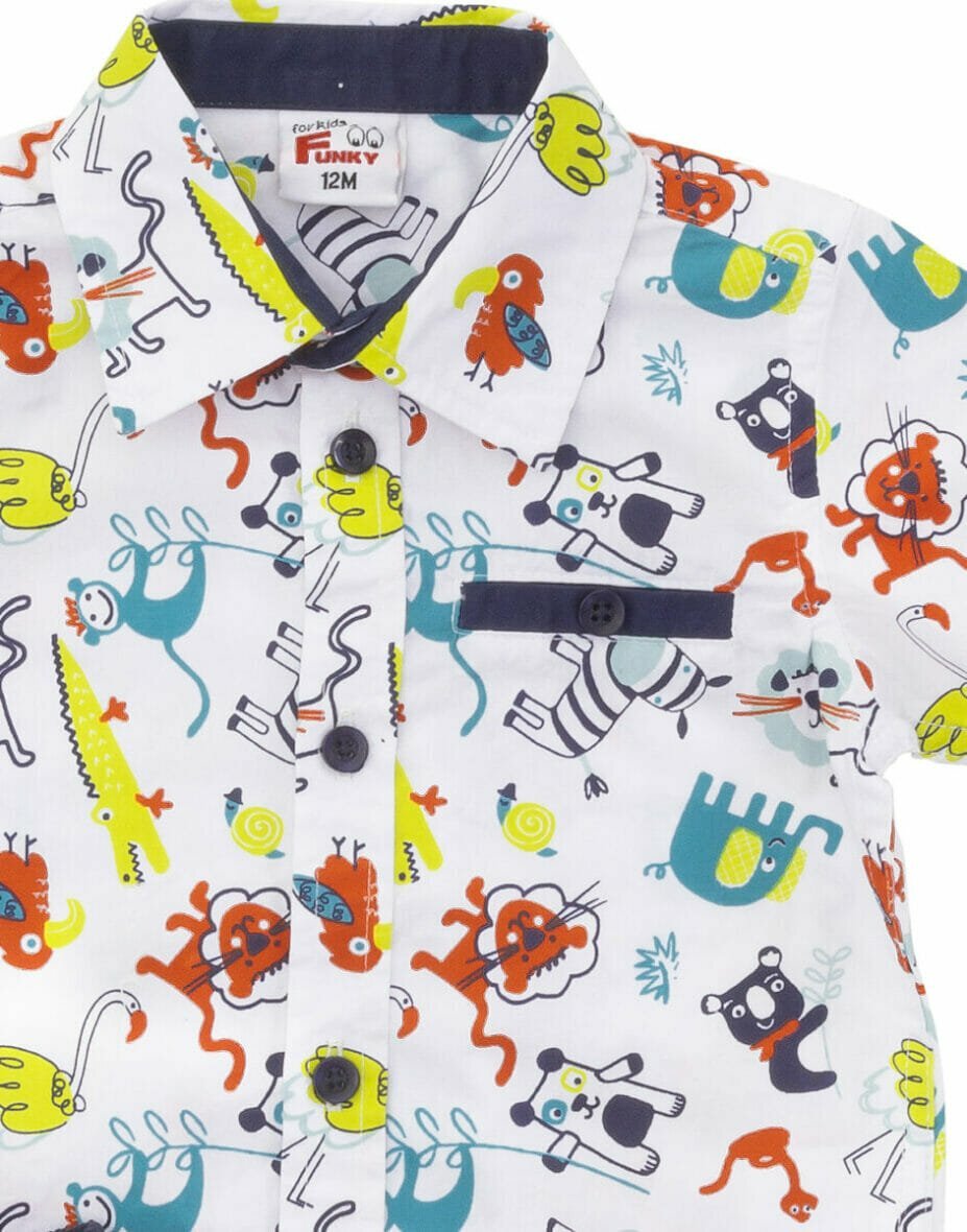 Βρεφικό Σετ Βερμούδα for Funky kids αγόρι 6–24 μηνών