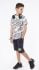 Παιδικό Σετ βερμούδα HASHTAG αγόρι 6-16 ετών 228708 Λευκό