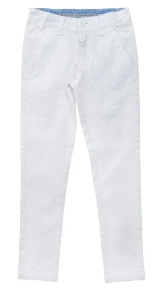 Παιδικό παντελόνι for Funky Kids αγόρι 6-16 ετών 123-111100-4 Λευκό