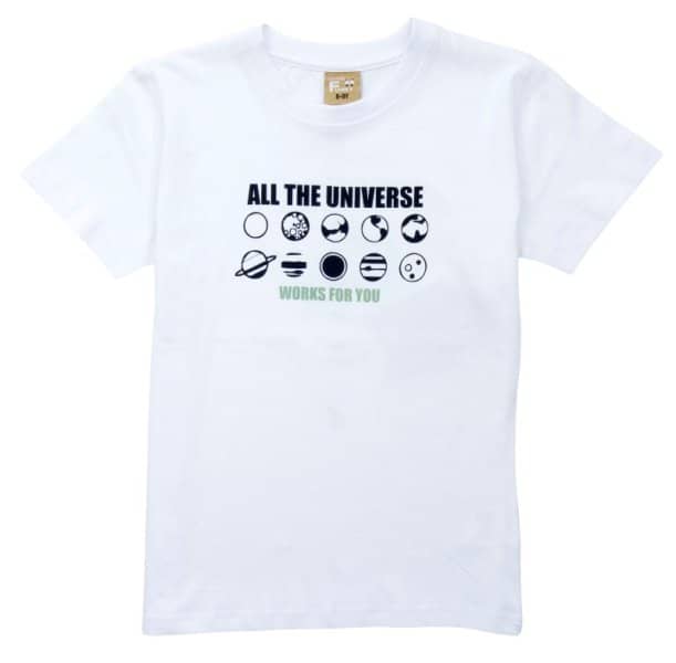 Παιδική μπλούζα for Funky Kids αγόρι 6-16 ετών 123-105101-1 Λευκό
