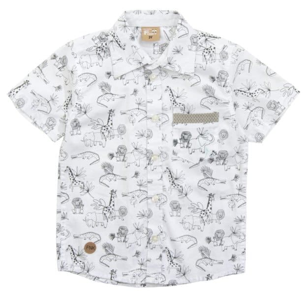 Παιδικό πουκάμισο for Funky Kids αγόρι 1-6 ετών 123-308107-1 Λευκό