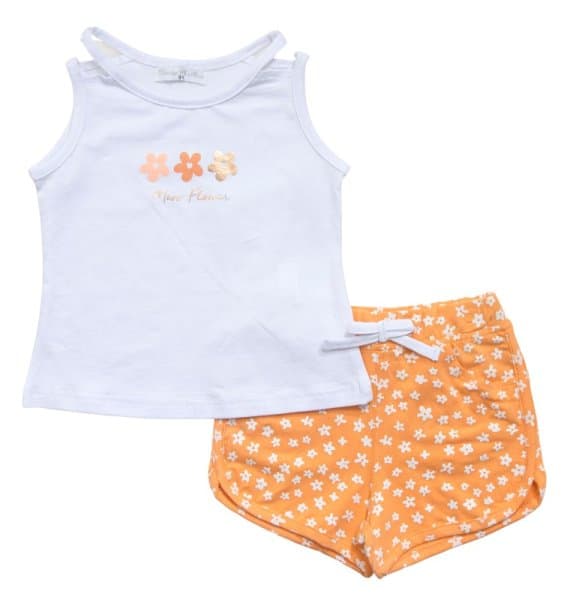 Παιδικό σετ σορτς for Funky Kids κορίτσι 1-6 ετών 123-724122-1 Πορτοκαλί