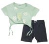 Παιδικό σετ μπλούζα & ποδηλατικό for Funky Kids κορίτσι 1-6 ετών 123-725101-1 Φυστικί