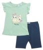 Βρεφικό σετ μπλουζοφόρεμα & κολάν for Funky Kids κορίτσι 6-24 μηνών 123-919103-1 Μπλε
