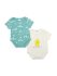 Βρεφικό σετ 2 τμχ κορμάκια for Funky Kids αγόρι 1-12 μηνών 123-050122-1 Μπεζ