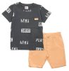 Παιδικό Σετ βερμούδα for Funky Kids αγόρι 1-6 ετών 123-304104-1 Ανθρακί