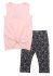 Παιδικό σετ μπλουζοφόρεμα & κολάν for Funky Kids κορίτσι 6-16 ετών 123-520104-1 Ροζ