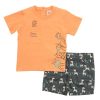 Βρεφικό Σετ βερμούδα for Funky Kids αγόρι 6-24 μηνών 123-804102-2 Πορτοκαλί