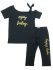 Παιδικό σετ μπλουζοφόρεμα & κολάν for Funky Kids κορίτσι 6-16 ετών 123-519112-1 Μαύρο