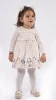Βρεφικό φόρεμα ΕΒΙΤΑ κορίτσι 6-24 μηνών 227505 Ροζ