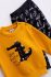 Βρεφικό σετ φόρμας for Funky Kids αγόρι 6-24 μηνών 224-817102-3 Μουσταρδί