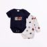 Βρεφικό σετ κορμάκια for Funky Kids αγόρι 0 έως 12 μηνών 224-050130-1 Μπλε