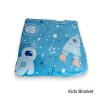 Παιδική κουβέρτα Giorgio Kids Διάστημα σε Μπλε Χρώμα 160×220 cm