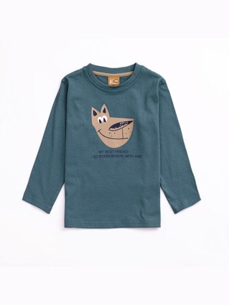 Παιδική μπλούζα for Funky Kids αγόρι 1-6 ετών 224-306120-1 Πράσινο