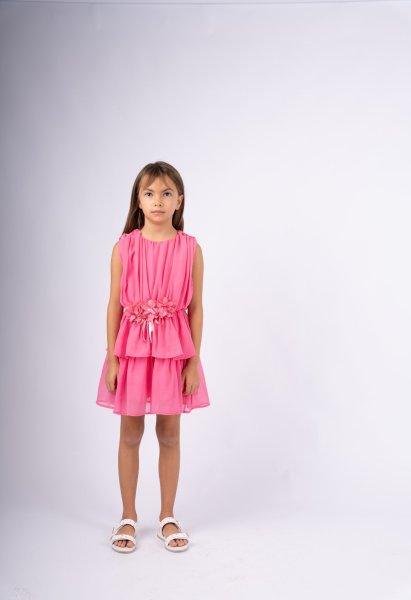 Παιδικό φόρεμα ΕΒΙΤΑ κορίτσι 6-16 ετών 242036-2 Ροζ