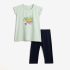 Παιδικό σετ μπλουζοφόρεμα & κολάν for Funky Kids κορίτσι 6-16 ετών 124-519115-1 Φυστικί