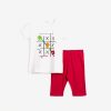 Παιδικό σετ μπλουζοφόρεμα & κολάν for Funky Kids κορίτσι 1-6 ετών 124-720100-1 Λευκό