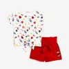 Παιδικό σετ σορτς for Funky Kids κορίτσι 2-6 ετών 124-724110-1 Κόκκινο