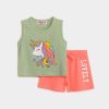 Παιδικό σετ σορτς for Funky Kids κορίτσι 2-6 ετών 124-724129-1 Φυστικί