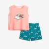 Παιδικό σετ σορτς for Funky Kids κορίτσι 2-6 ετών 124-724133-1 Σομόν