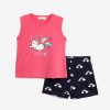 Παιδικό σετ σορτς for Funky Kids κορίτσι 2-6 ετών 124-724133-2 Ροζ