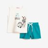 Παιδικό σετ σορτς for Funky Kids κορίτσι 2-6 ετών 124-724138-2 Εκρού