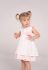 Βρεφικό φόρεμα ΕΒΙΤΑ κορίτσι 6-24 μηνών 242501 Ροζ
