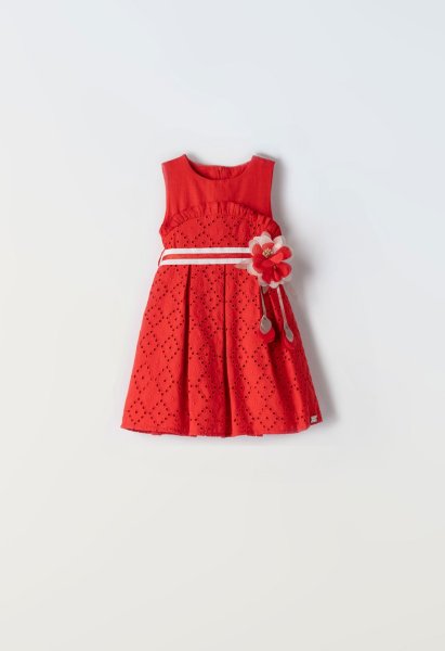 Παιδικό φόρεμα ΕΒΙΤΑ κορίτσι 1-6 ετών 242202 Κόκκινο