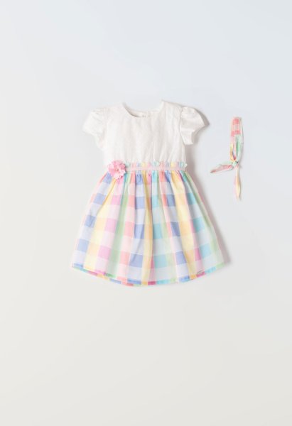 Βρεφικό φόρεμα ΕΒΙΤΑ κορίτσι 6-24 μηνών 242512 Λευκό