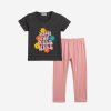 Παιδικό σετ μπλουζοφόρεμα & κολάν for Funky Kids κορίτσι 6-16 ετών 124-539102-1 Ανθρακί