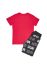 Παιδικό σετ βερμούδα Sprint αγόρι 6-16 ετών 241-3023-400 Κόκκινο