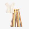 Παιδικό σετ παντελόνι for Funky Kids κορίτσι 6-16 ετών 124-522102-1 Εκρού