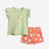 Παιδικό σετ σορτς for Funky Kids κορίτσι 2-6 ετών 124-724116-1 Φυστικί