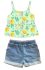 Παιδικό σετ σορτς for Funky Kids κορίτσι 2-6 ετών 124-726108-1 Πράσινο