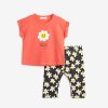 Παιδικό σετ μπλούζα & κολάν for Funky Kids κορίτσι 2-6 ετών 124-739103-2 Κοραλλί