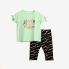 Παιδικό σετ μπλούζα & κολάν for Funky Kids κορίτσι 2-6 ετών 124-739106-1 Πράσινο