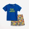 Βρεφικό σετ βερμούδα for Funky Kids αγόρι 6-24 μηνών 124-801120-2 Μπλε