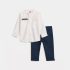 Βρεφικό σετ παντελόνι for Funky Kids αγόρι 6-24 μηνών 124-822104-1 Λευκό