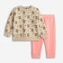 Βρεφικό σετ φόρμας for Funky Kids κορίτσι 6-24 μηνών 225-917106-1 Μπεζ