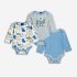 Βρεφικό σετ 3τμχ for Funky Kids αγόρι 1-12 μηνών 225-050145-1 Μπλε