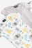 Βρεφικό σετ 4τμχ for Funky Kids αγόρι 1-12 μηνών 225-050146-1 Γκρι