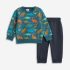 Βρεφικό σετ φόρμας for Funky Kids αγόρι 6-24 μηνών 225-817106-1 Πετρόλ