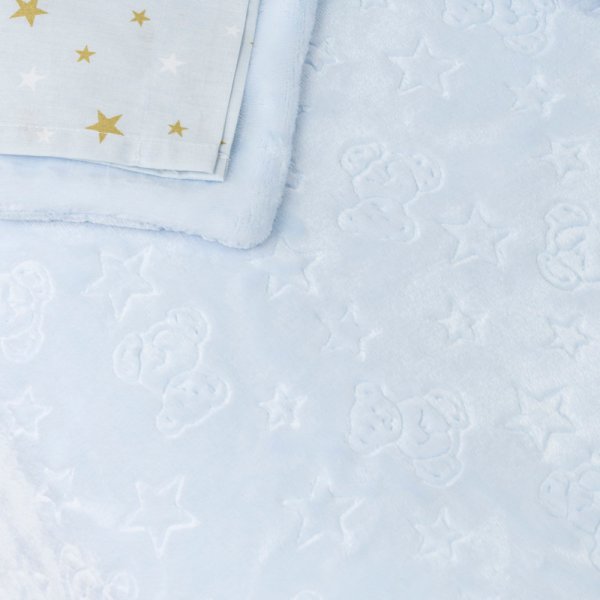 Κουβέρτα Αγκαλιάς Borea Teddy Bear Γαλάζιο 75 x 100 cm Κουβέρτα Αγκαλιάς Borea Teddy Bear Γαλάζιο 75 x 100 cm