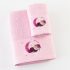 Πετσέτες Σετ 2ΤΜΧ Borea Sleeping Bear Ροζ